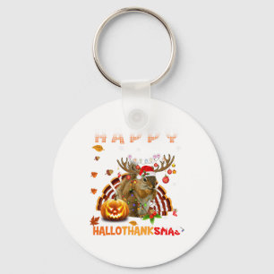 Eichhörnchen Halloween und frohe Weihnachten Happy Schlüsselanhänger