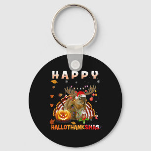 Eichhörnchen Halloween und frohe Weihnachten Happy Schlüsselanhänger