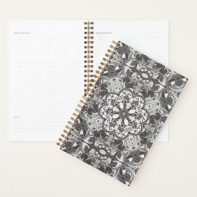 Eichhörnchen Hand Drawn Mandala Planer (Anzeige)