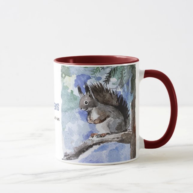 Eichhörnchen Heißgetränk Tasse (Rechts)