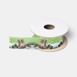 Eichhörnchen Holiday Weihnachtsband Satinband