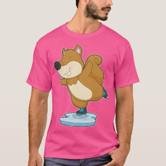 Eichhörnchen Ice Skaten Ice Skate T-Shirt