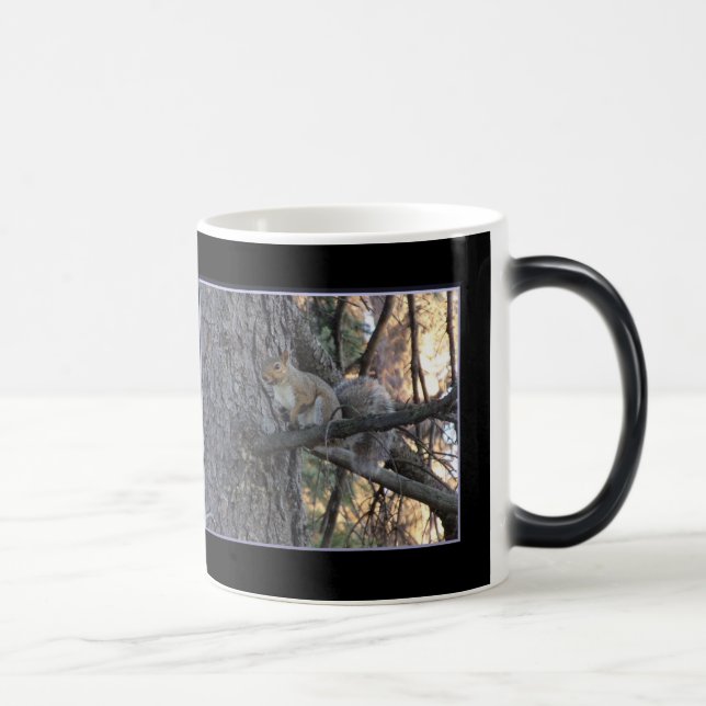 Eichhörnchen im Baum Magic Morphing Becher Verwandlungstasse (Rechts)
