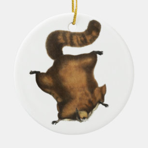 Eichhörnchen im Retro-Stil Keramikornament