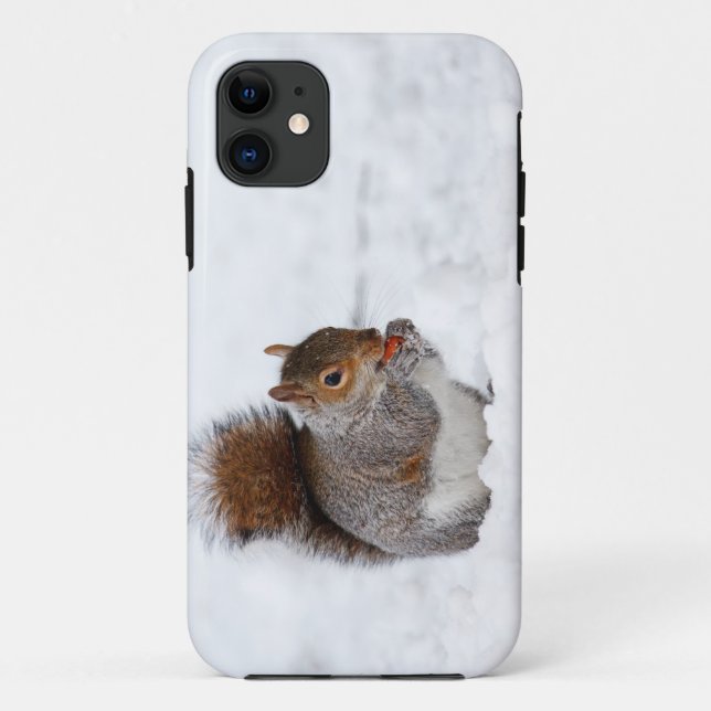 Eichhörnchen im Winter iPhone 5 Fall Case-Mate iPhone Hülle (Rückseite)