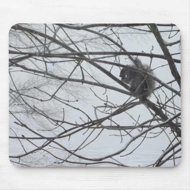 Eichhörnchen in der Schneemuseepad Mousepad (Vorne)