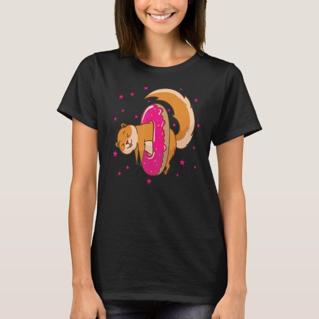 Eichhörnchen in Donut-Baumnuss T-Shirt (Vorderseite)
