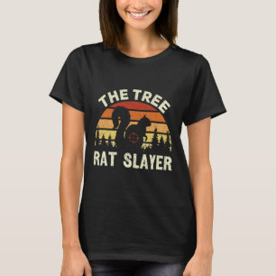 Eichhörnchen Jäger der Baumrat-Slayer Retro-Eichhö T-Shirt