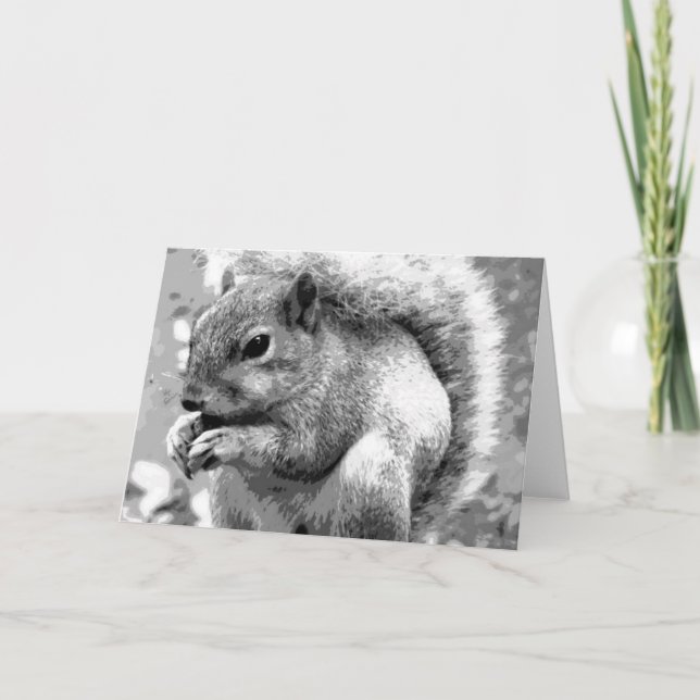 Eichhörnchen Karte (Vorderseite)