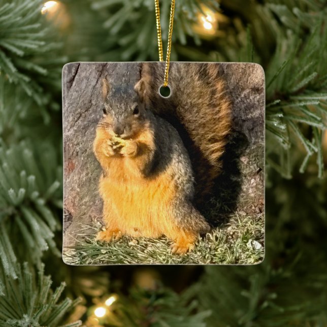 Eichhörnchen Keramikornament (Baum)