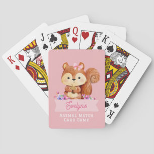 Eichhörnchen-Kinder Persönliche Tier-Match-Produkt Spielkarten