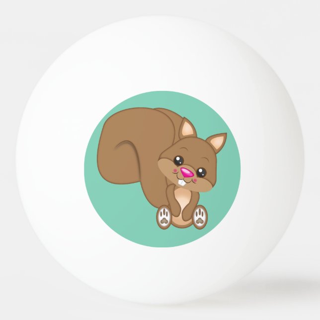 Eichhörnchen-Klingeln Pong Ball Tischtennisball (Vorderseite)
