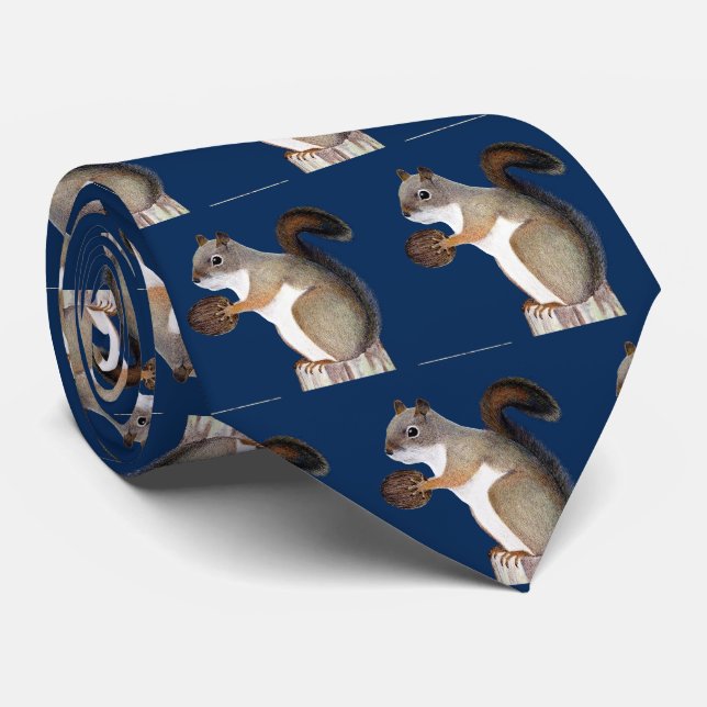 Eichhörnchen Krawatte (Gerollt)