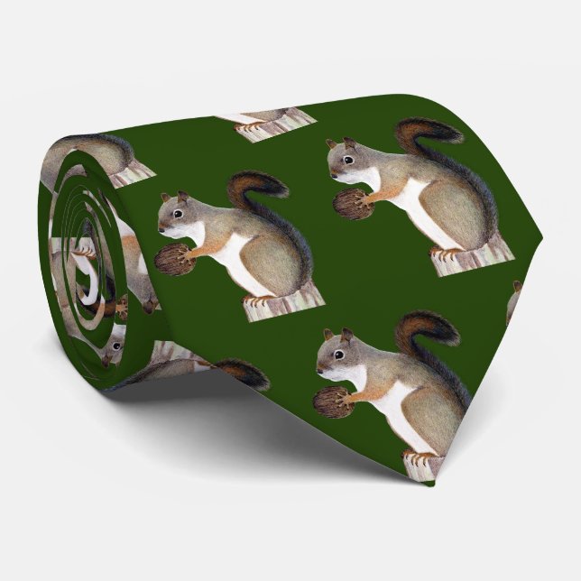 Eichhörnchen Krawatte (Gerollt)
