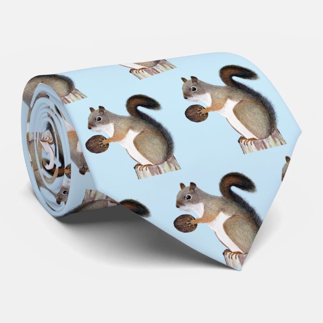 Eichhörnchen Krawatte (Gerollt)