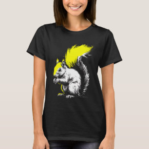 Eichhörnchen Kunstwerk Tierliebhaber Wald Natur Wi T-Shirt