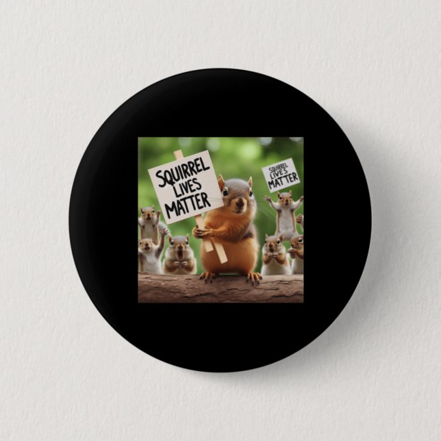 Eichhörnchen Lebendige Button (Vorderseite)