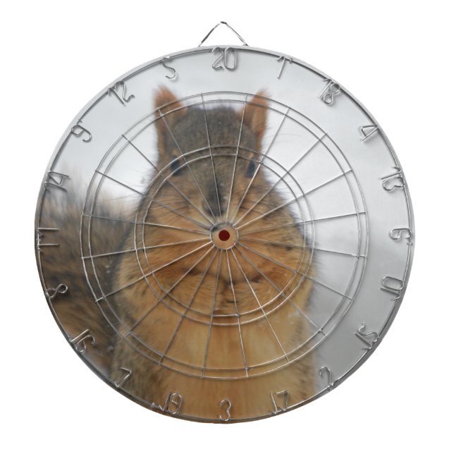 Eichhörnchen-Liebe Dartscheibe (vorne)