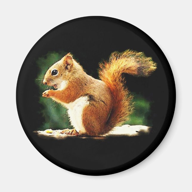 Eichhörnchen Magnet (Vorne)