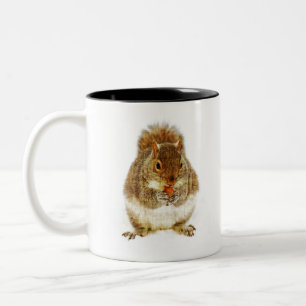 Eichhörnchen mit Acorn Zweifarbige Tasse