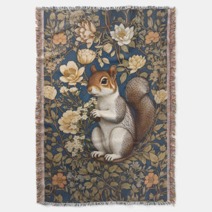 Eichhörnchen mit Akazienblüten William Morris Decke