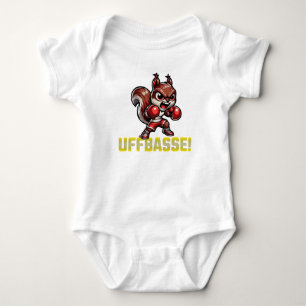Eichhörnchen mit Boxhandschuhe - UFFBASSE! Baby Strampler