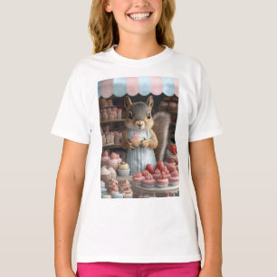 Eichhörnchen mit Cupcake T-Shirt