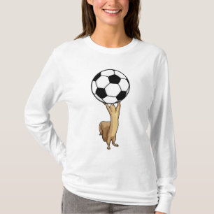 Eichhörnchen mit Fußball T-Shirt