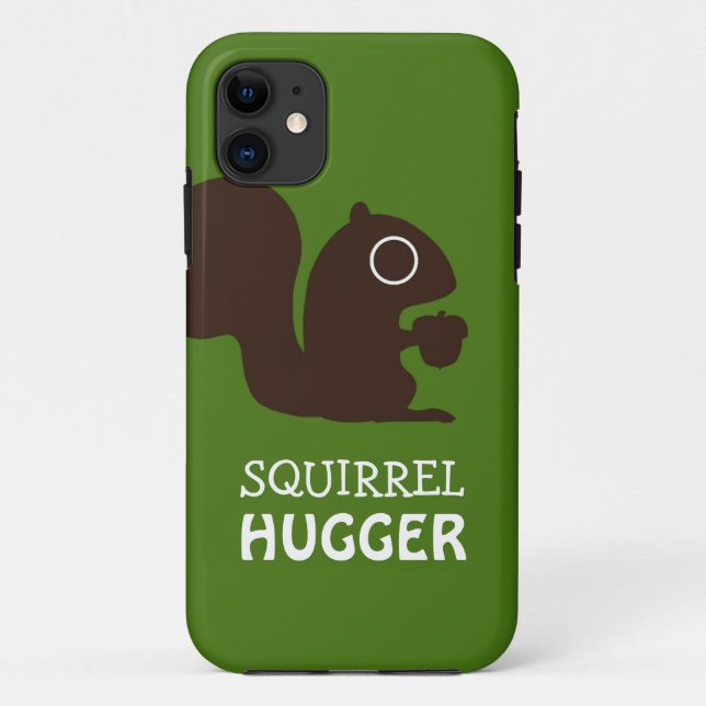 Eichhörnchen mit kundenspezifischem Text Case-Mate iPhone Hülle (Rückseite)