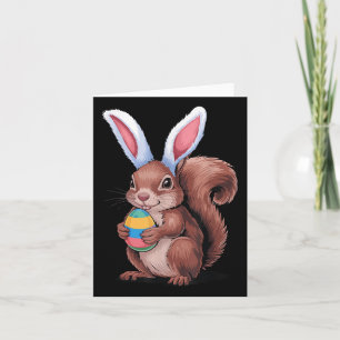 Eichhörnchen mit sonnigen Ohren Funny Oaster Kinde Karte