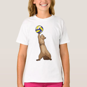 Eichhörnchen mit Volleyball T-Shirt