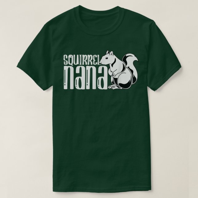Eichhörnchen Nana Niedlich Forest Animal Lover Gra T-Shirt (Design vorne)