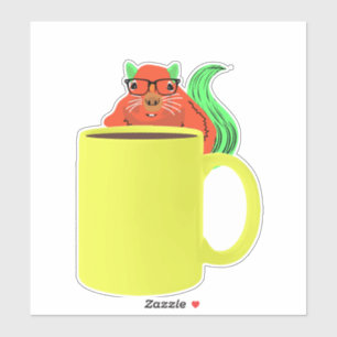 Eichhörnchen Naughty #340 Aufkleber