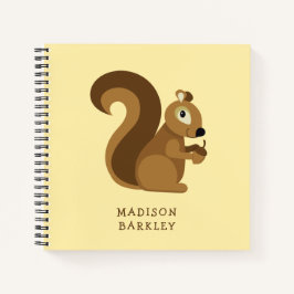 Eichhörnchen Niedlich Kid's Woodland Notizbuch