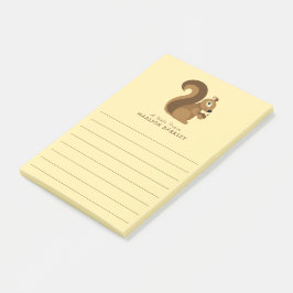 Eichhörnchen Niedlich Kid's Woodland Post-it Klebezettel