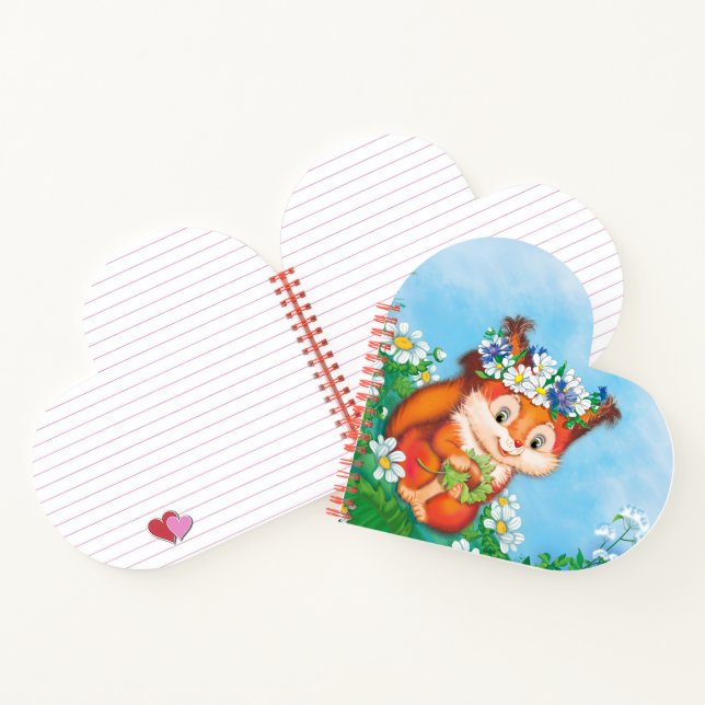 Eichhörnchen Notizbuch (Innenseite)