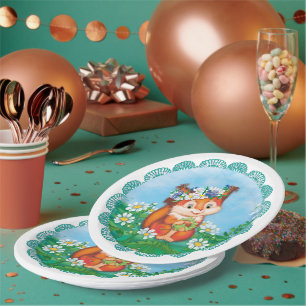 Eichhörnchen Pappteller