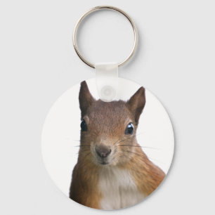 Eichhörnchen Portrait Keyring Schlüsselanhänger