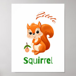 Eichhörnchen Poster