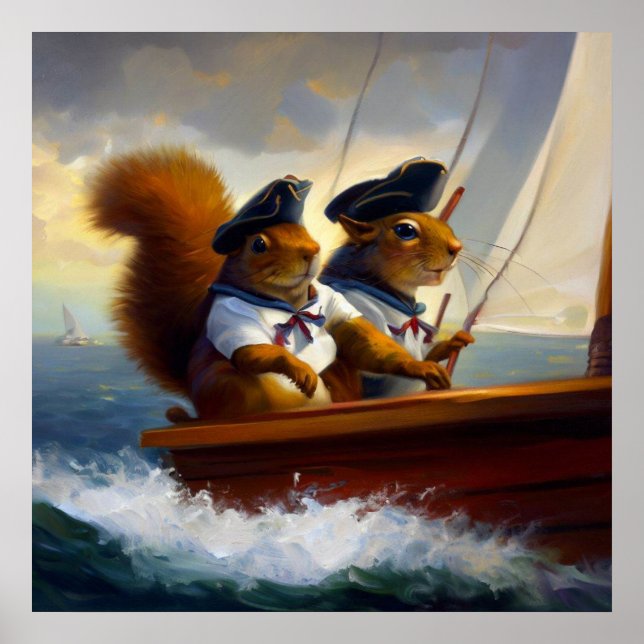 Eichhörnchen Poster (Vorne)