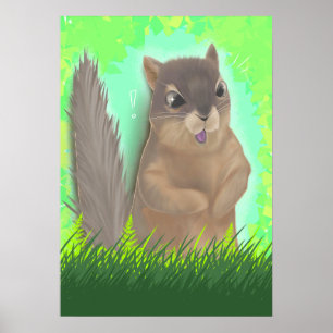 Eichhörnchen Poster