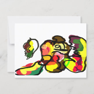 Eichhörnchen Postkarte