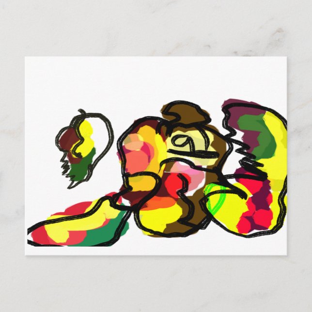 Eichhörnchen Postkarte (Vorderseite)