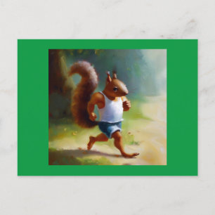 Eichhörnchen Postkarte