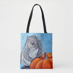Eichhörnchen Pumpkin Painting Tasche