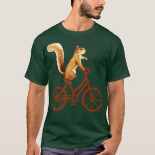 Eichhörnchen Radfahrer Geschenk Tierhörnchen T-Shirt