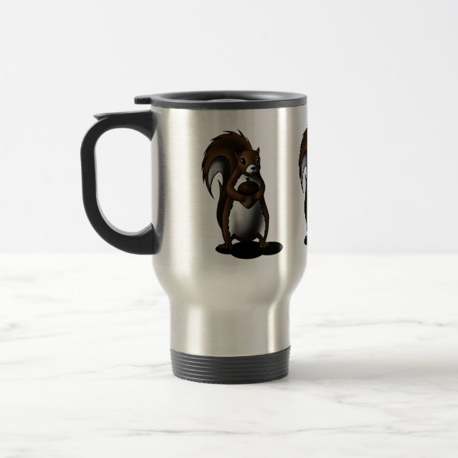 Eichhörnchen Reisebecher (Links)