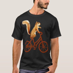 Eichhörnchen Reiten Fahrradhörnchen T-Shirt
