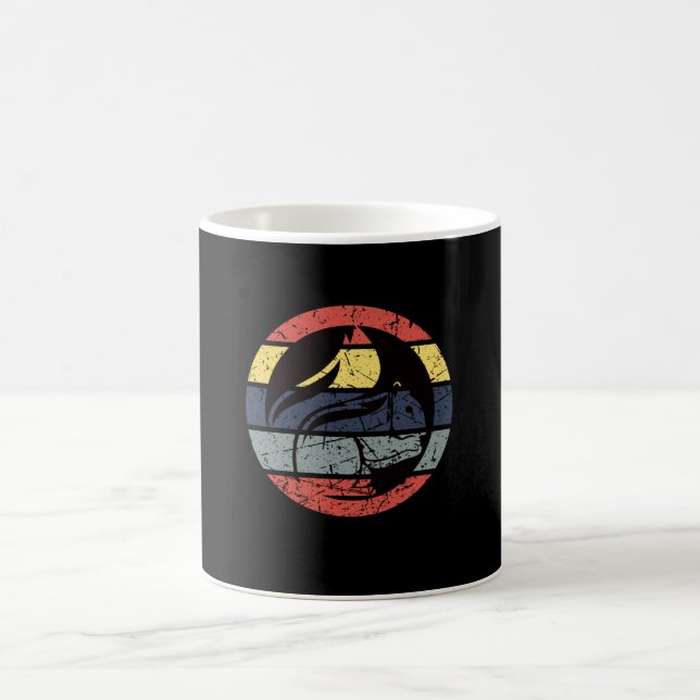 Eichhörnchen Retro Kaffeetasse (Mittel)