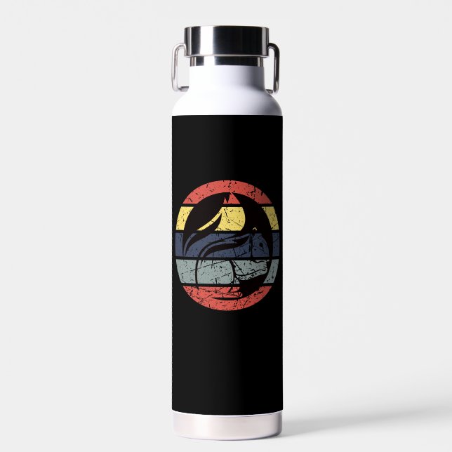 Eichhörnchen Retro Trinkflasche (Vorne)